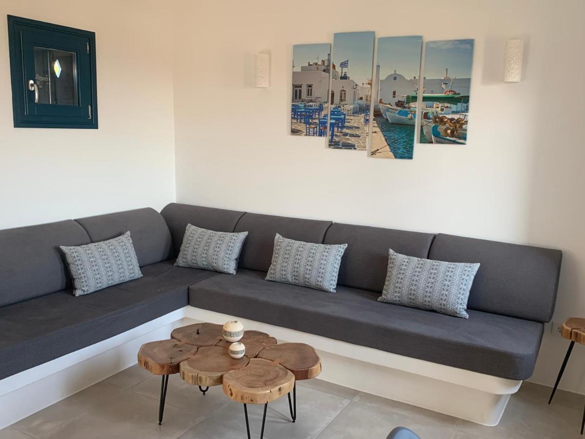 Paros-Memories-Neubau-Villen, Sportpool Aspro Chorio Dış mekan fotoğraf