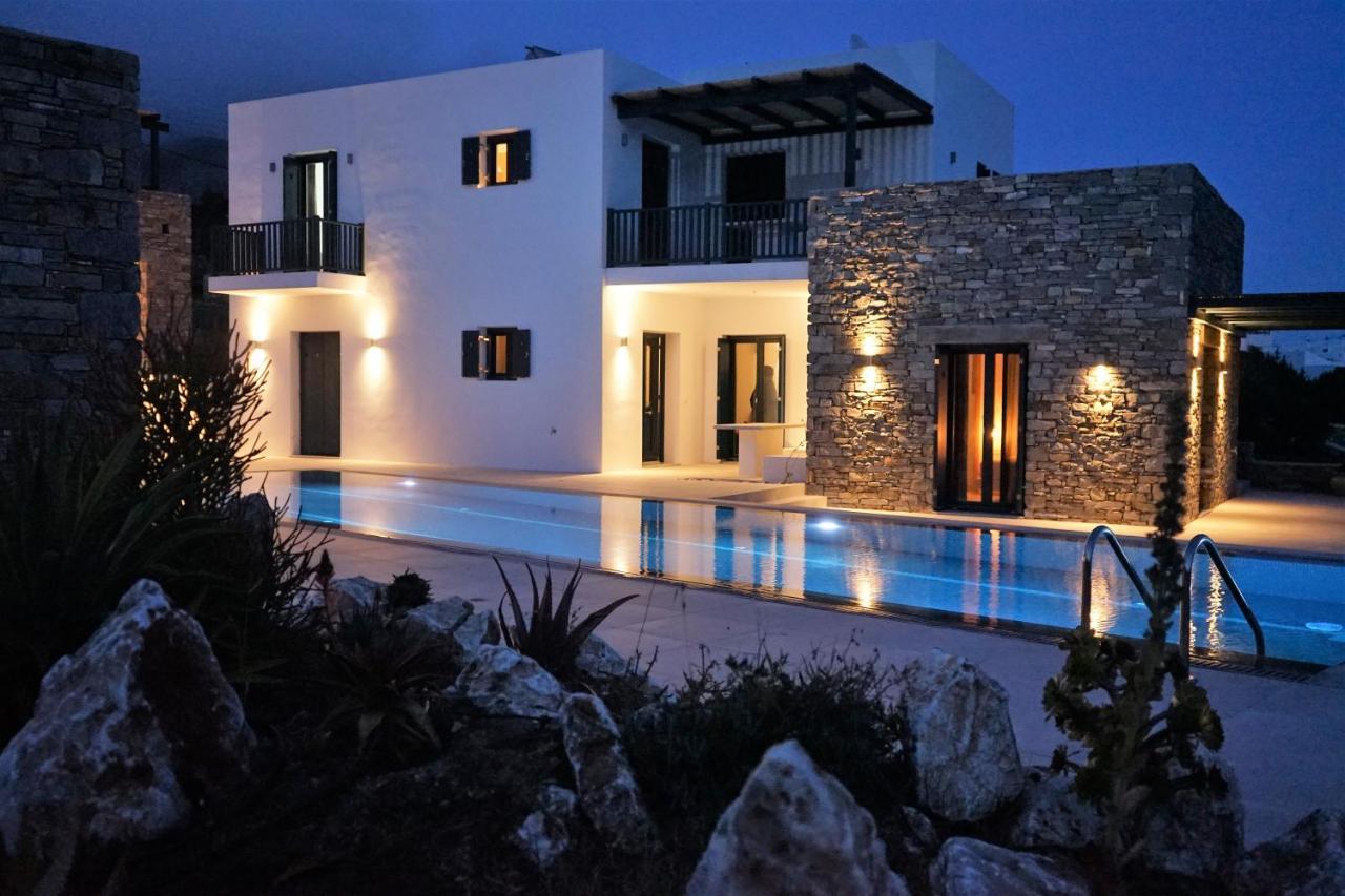 Paros-Memories-Neubau-Villen, Sportpool Aspro Chorio Dış mekan fotoğraf