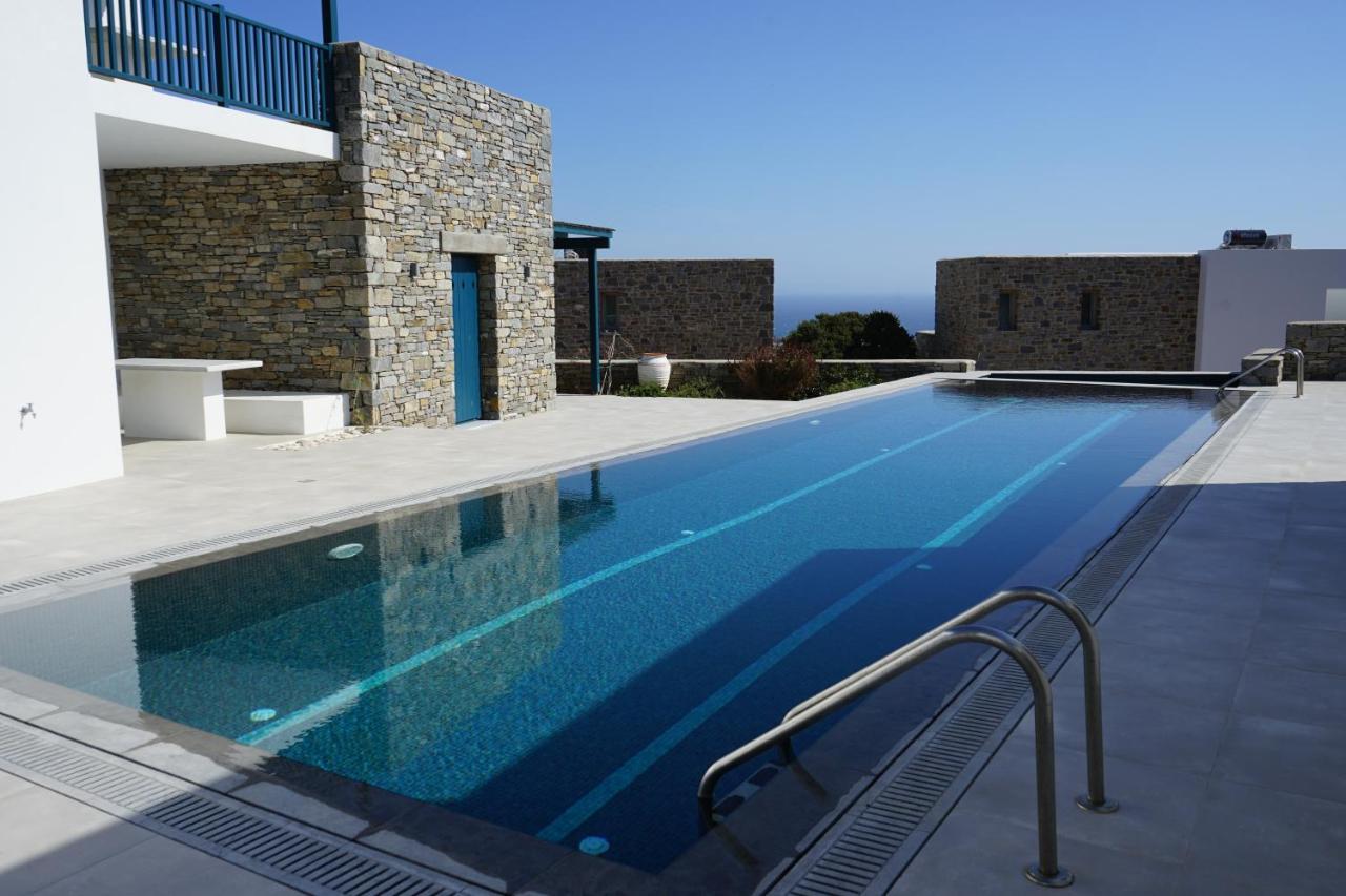 Paros-Memories-Neubau-Villen, Sportpool Aspro Chorio Dış mekan fotoğraf